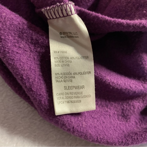 Tootsie Pops Women LARGE Pajama Top Long Sleeve Sleepwear Lounge Funny Comfy Fun - Picture 7 of 10